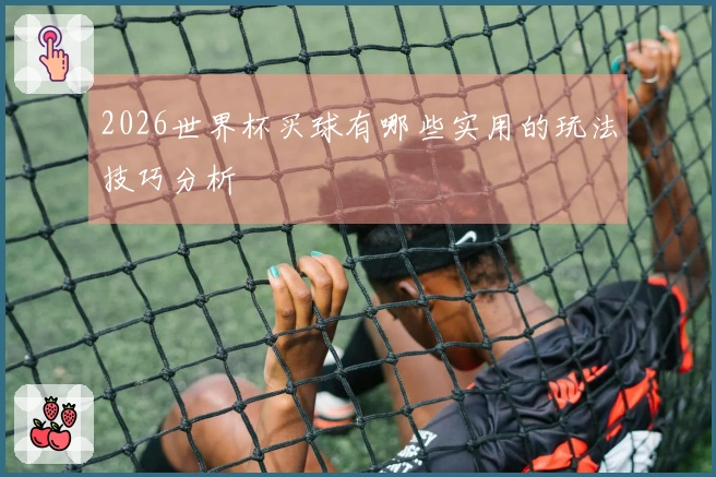 2026世界杯买球有哪些实用的玩法技巧分析